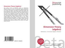 Buchcover von Dimension Theory (algebra)