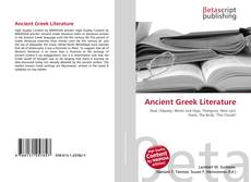 Couverture de Ancient Greek Literature