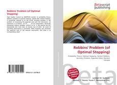 Copertina di Robbins' Problem (of Optimal Stopping)