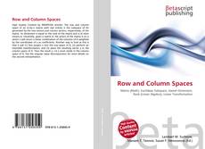 Copertina di Row and Column Spaces