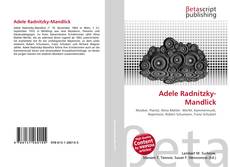 Buchcover von Adele Radnitzky-Mandlick