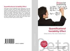 Quantificational Variability Effect kitap kapağı