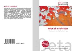 Обложка Root of a Function