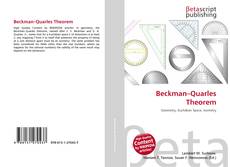 Borítókép a  Beckman–Quarles Theorem - hoz