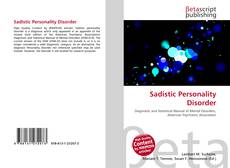 Copertina di Sadistic Personality Disorder