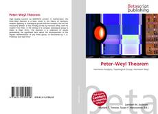Peter–Weyl Theorem kitap kapağı