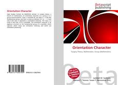 Bookcover of Orientation Character