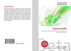 Buchcover von Saeed Jarabh