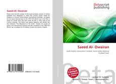 Saeed Al- Owairan的封面