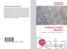 Capa do livro de Fredholm Integral Equation 