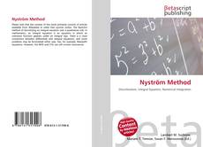 Capa do livro de Nyström Method 
