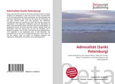 Capa do livro de Admiralität (Sankt Petersburg) 