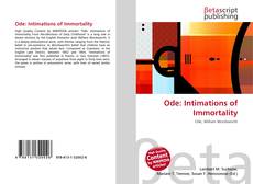 Bookcover of Ode: Intimations of Immortality