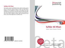 Capa do livro de Safdar Ali Khan 