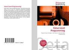 Capa do livro de Value-Level Programming 
