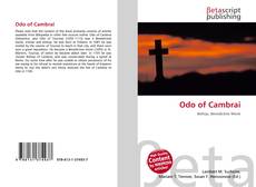 Couverture de Odo of Cambrai