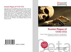 Portada del libro de Russian Plague of 1770-1772