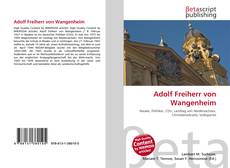 Adolf Freiherr von Wangenheim的封面