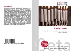 Portada del libro de Adolf Kober