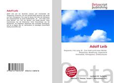 Portada del libro de Adolf Leib