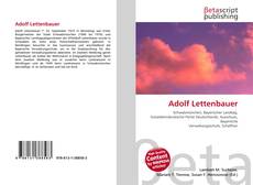 Buchcover von Adolf Lettenbauer