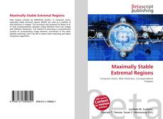 Bookcover of Maximally Stable Extremal Regions