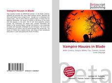 Couverture de Vampire Houses in Blade