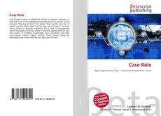 Bookcover of Case Role