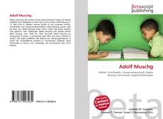 Capa do livro de Adolf Muschg 