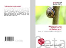 ''Vokesimurex Dolichourus'' kitap kapağı