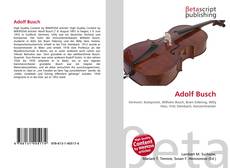 Bookcover of Adolf Busch