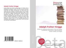 Buchcover von Adolph Freiherr Knigge