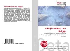 Adolph Freiherr von Knigge的封面