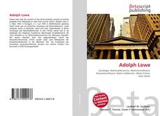 Copertina di Adolph Lowe
