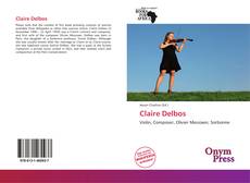 Portada del libro de Claire Delbos