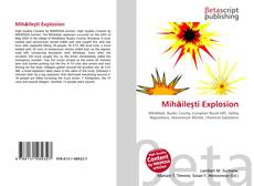 Capa do livro de Mihăileşti Explosion 