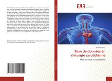 Обложка Base de données en chirurgie carotidienne