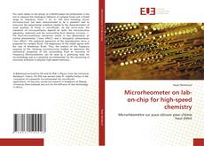 Buchcover von Microrheometer on lab-on-chip for high-speed chemistry