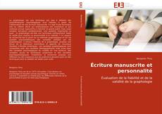Écriture manuscrite et personnalité kitap kapağı