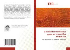 Bookcover of Un résultat d'existence pour les ensembles minimaux