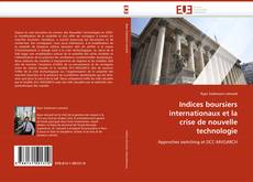 Capa do livro de Indices boursiers internationaux et la crise de nouvelle technologie 