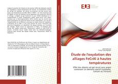 Buchcover von Étude de l'oxydation des alliages FeCrAl à hautes températures
