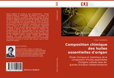 Capa do livro de Composition chimique des huiles essentielles d''origan 