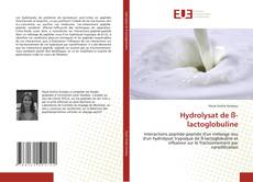 Hydrolysat de ß-lactoglobuline kitap kapağı