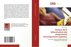 Bookcover of Analyse de la délocalisation des programmes d’enseignement supérieur