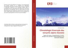 Couverture de Climatologie hivernale des versants alpins (Savoie)