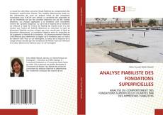 Bookcover of ANALYSE FIABILISTE DES FONDATIONS SUPERFICIELLES