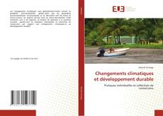 Changements climatiques et développement durable kitap kapağı