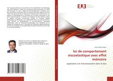 Bookcover of loi de comportement viscoelastique avec effet mémoire
