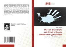 Buchcover von Mise en place d'une activité de chirurgie robotique en gynécologie